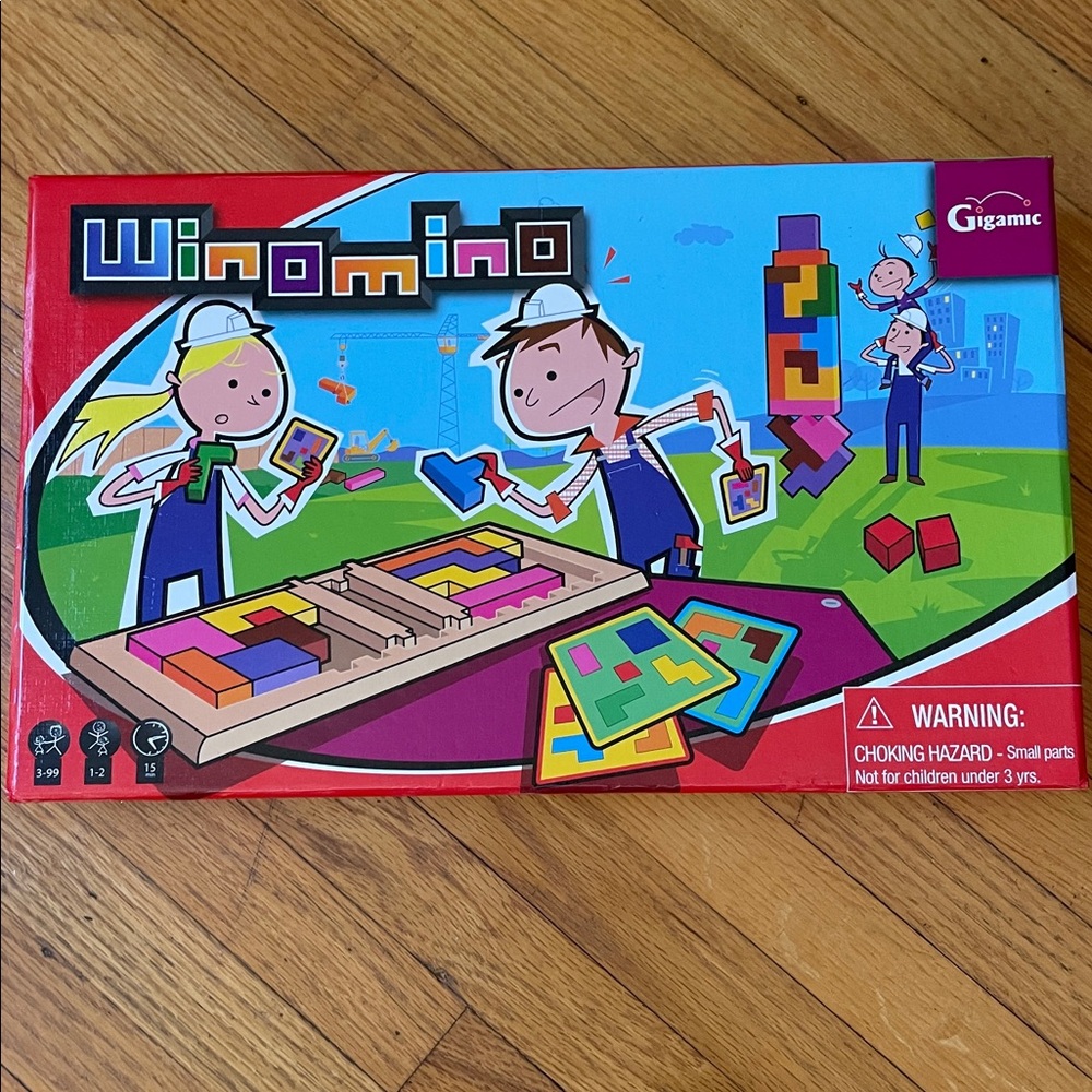Winomino Wooden Puzzle Game by Gigamic